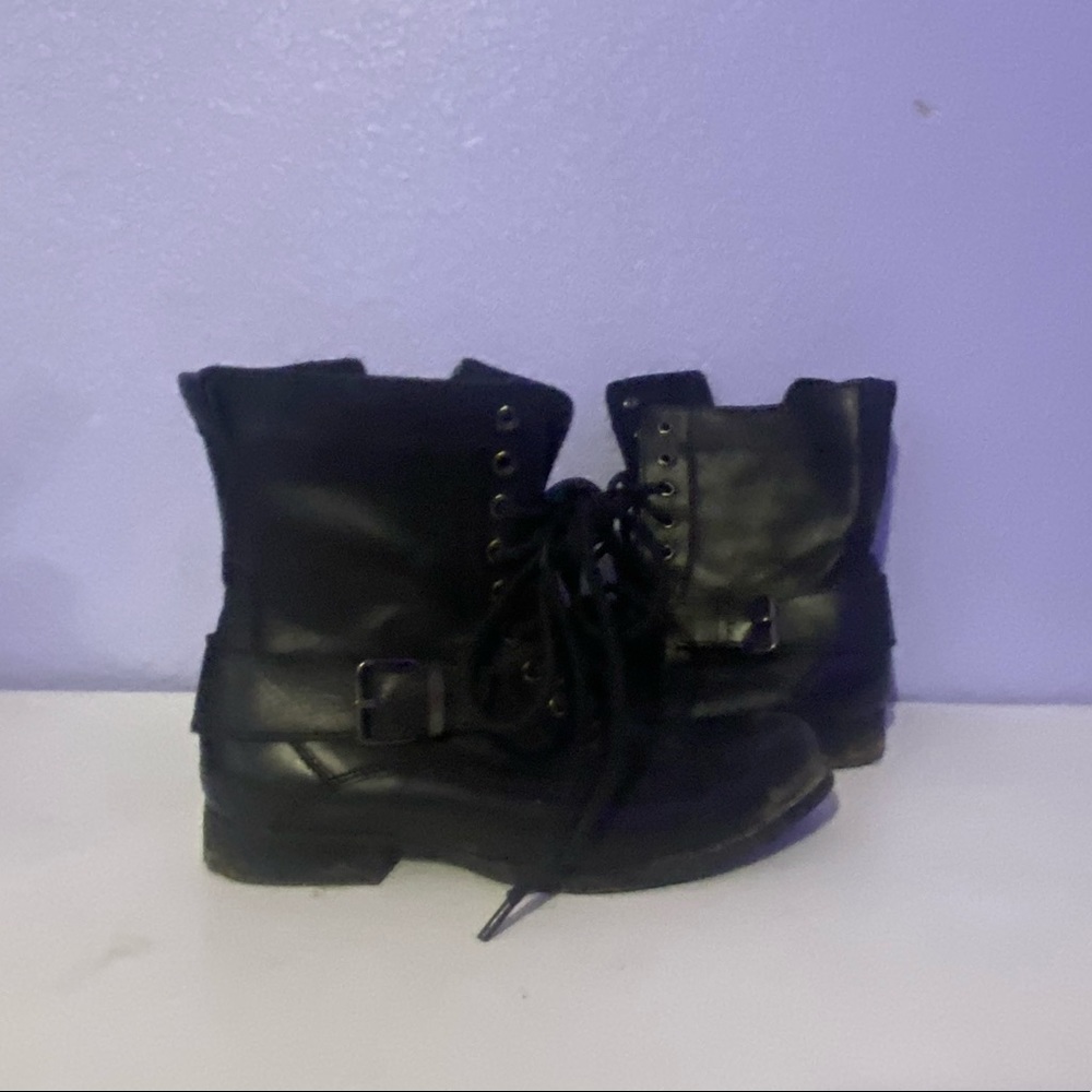 Black Leather Boots